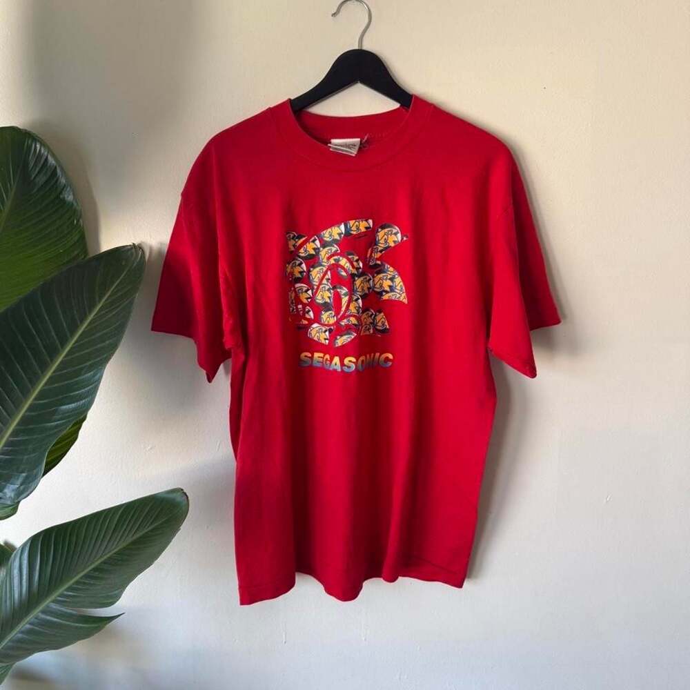 Vintage 1991 Sega Sonic Gamesoul Graphic T-Shirt